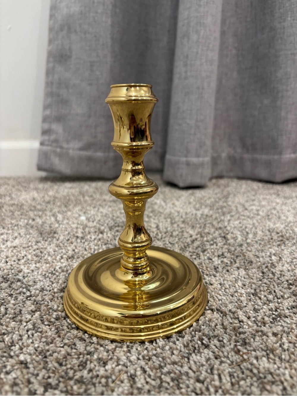 Baldwin Brass Candlestick Made In USA Discontinued Piece Colonial Style